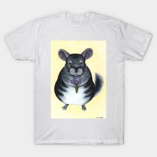 Chinchilla with Flowers T-Shirt